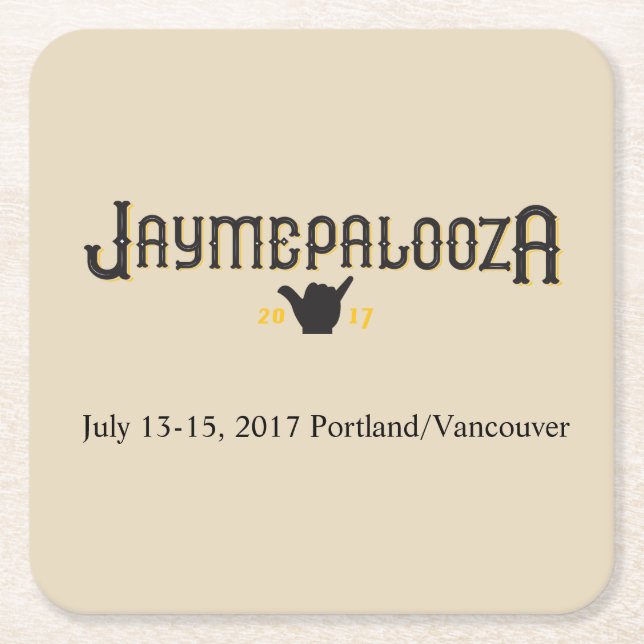 Porta-copo De Papel Quadrado Porta copos (Frente)