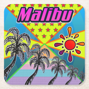 Porta-copo De Papel Quadrado Porta copos da liberdade de Malibu