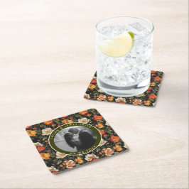 Porta-copo De Papel Quadrado Porta copos de Casamento de Rico Elegante