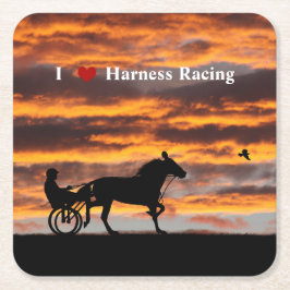 Porta-copo De Papel Quadrado Porta copos de Cavalo de Trote Standard