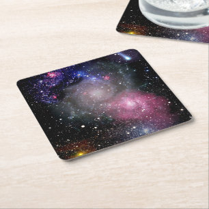 Porta-copo De Papel Quadrado Porta copos de espaço