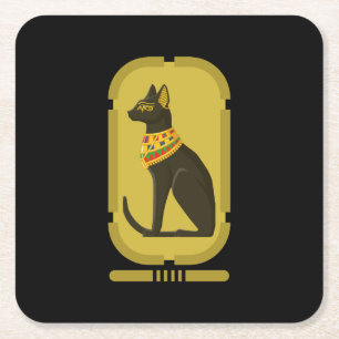 Porta-copo De Papel Quadrado Porta copos de Papel Bastet