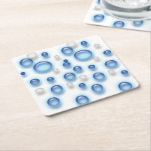 Porta copos de papel - Bolhas