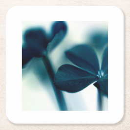 Porta-copo De Papel Quadrado Porta copos de papel das flores profundas