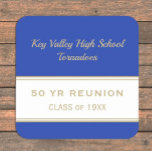 Porta-copo De Papel Quadrado Porta copos de Papel de Festa de Reunião de Classe<br><div class="desc">Torne a sua reunião mais especial com estas portas copos personalizadas</div>