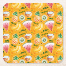 Porta copos de papel de Fruta tropical