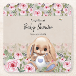 Porta-copo De Papel Quadrado Porta copos de papel do chá de fraldas com um desi