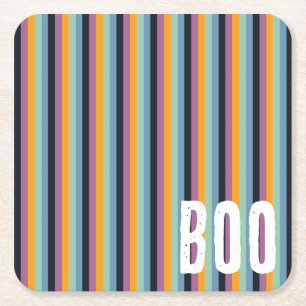 Porta-copo De Papel Quadrado Porta copos de papel do Halloween com cores sem so
