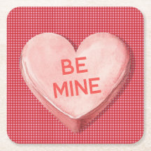 Porta copos de papel do Namorados de coração doce