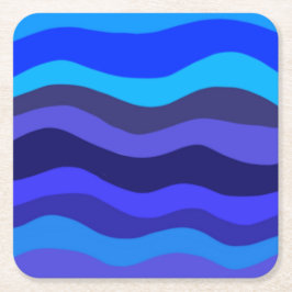 Porta-copo De Papel Quadrado Porta copos de papel em azul