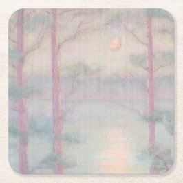 Porta-copo De Papel Quadrado Porta copos de Papel Lua Storybook