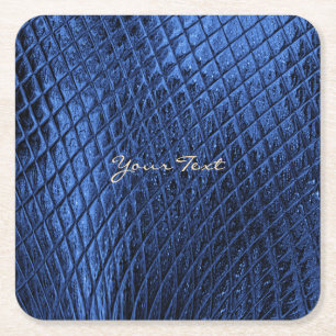 Porta-copo De Papel Quadrado Porta copos de papel moderno decorativo azul