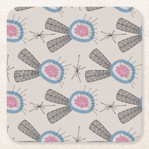 Porta-copo De Papel Quadrado Porta copos de Papel Quadrado do Padrão MODERN do 