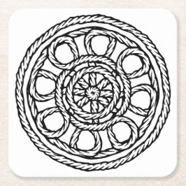 Porta-copo De Papel Quadrado Porta copos de Papel Temático para Navegação em Pr