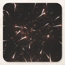 Porta-copo De Papel Quadrado Porta copos do Fireworks Drink