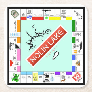 Porta-copo De Papel Quadrado Porta copos do Lago Nolin