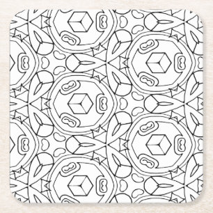 Porta-copo De Papel Quadrado porta copos dos cubos de cor me