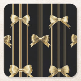 Porta-copo De Papel Quadrado Porta copos Elegância do Arco ouro