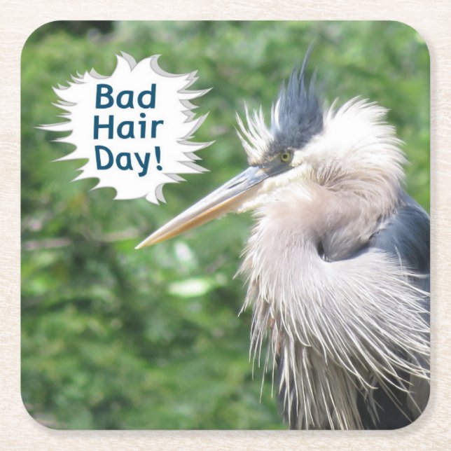 Porta-copo De Papel Quadrado porta copos Excelente azul de Heron (Frente)