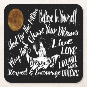 Porta-copo De Papel Quadrado Porta copos inspirador inspirada do partido das