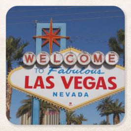 Porta-copo De Papel Quadrado Porta copos Las Vegas