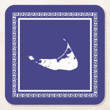 Porta copos Nantucket Com Surround De Chave Grega