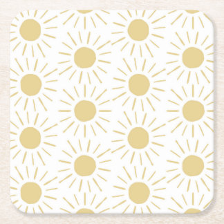 Porta-copo De Papel Quadrado Porta copos quadrada sunshine