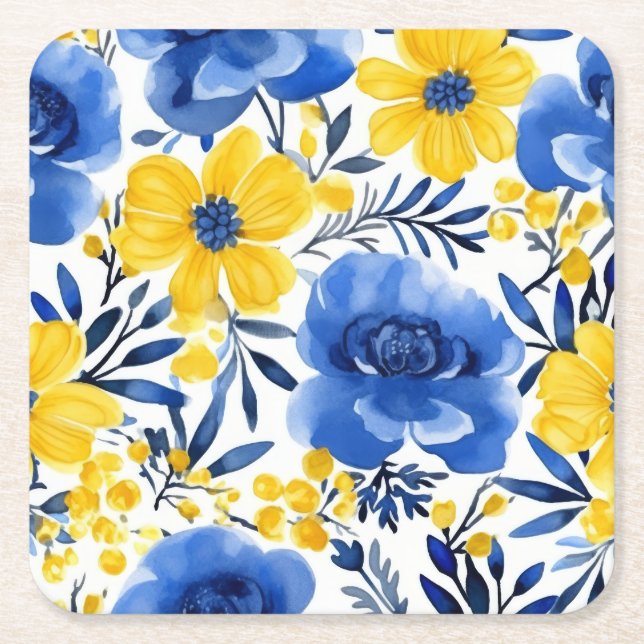 Porta-copo De Papel Quadrado Porta copos Sun & Sky (Frente)