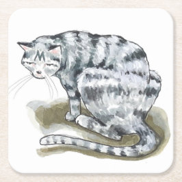 Porta-copo De Papel Quadrado Porta copos Temporária (Dois)