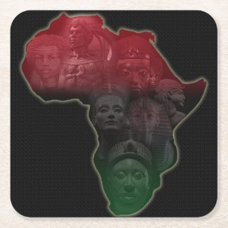 Porta-copo De Papel Quadrado Portas copos africanas dos direitos