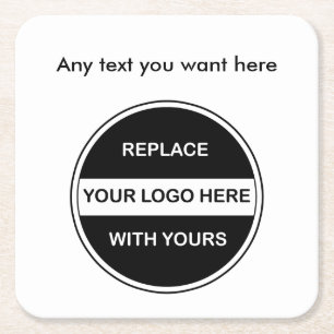 Porta-copo De Papel Quadrado Portas copos da bebida do negócio