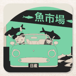 Porta-copo De Papel Quadrado Portas copos de Figaro