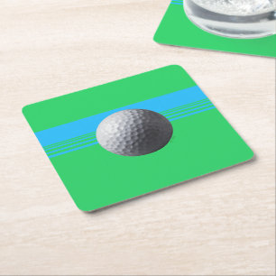 Porta-copo De Papel Quadrado Portas copos de papel da Bola de Golf
