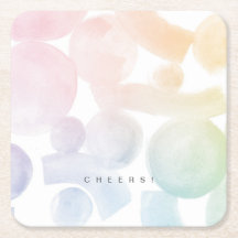 Portas copos de Papel de Padrão de Cores Aquáticas