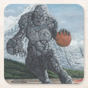 Porta-copo De Papel Quadrado Portas copos de Papel Esportivo para Basquete com