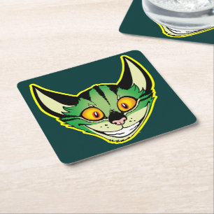 Porta-copo De Papel Quadrado Portas copos de papel para gatos fluorescentes