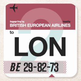 Porta-copo De Papel Quadrado Portas copos de papel WanderTag