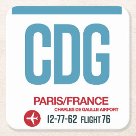 Porta-copo De Papel Quadrado Portas copos de papel WanderTag