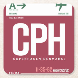 Porta-copo De Papel Quadrado Portas copos de papel WanderTag