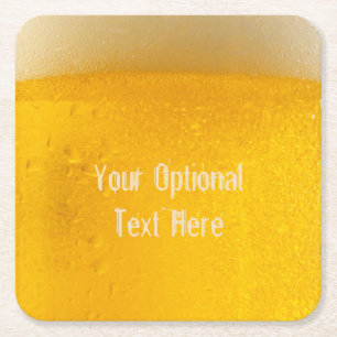 Porta-copo De Papel Quadrado Portas copos do costume da CERVEJA