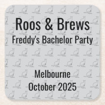 Portas copos do Partido Kangaroo Bachelor na Austr