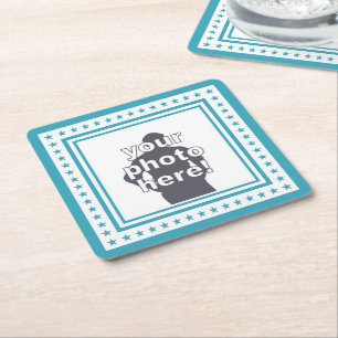 Porta-copo De Papel Quadrado Portas copos FEITAS SOB ENCOMENDA da FOTO & da COR