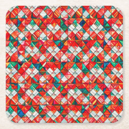 Porta-copo De Papel Quadrado Portas copos Funky