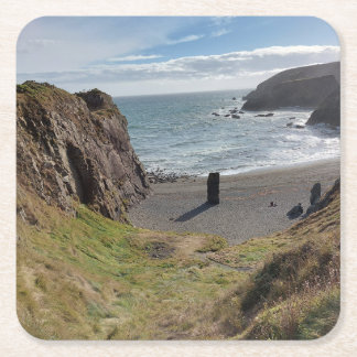 Porta-copo De Papel Quadrado Portas copos Quadrados Personalizados Tra Na Praia