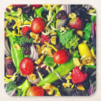Portas copos saudáveis de salada