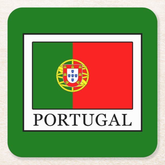 Porta-copo De Papel Quadrado Portugal (Frente)