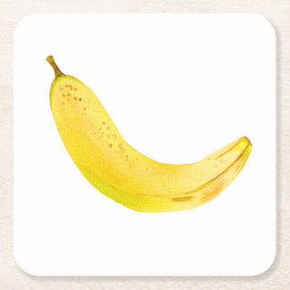 Porta-copo De Papel Quadrado Potes de Banana Divertidos