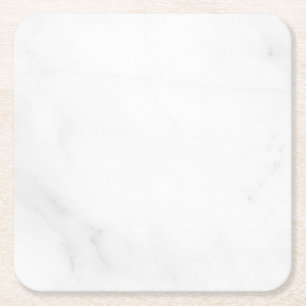 Porta-copo De Papel Quadrado Pousa Papel de Mármore Branco Simples Moderno Rúst
