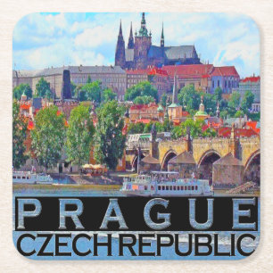 Porta-copo De Papel Quadrado Praga
