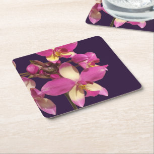 PORTA-COPO DE PAPEL QUADRADO PRESENTE DE FLOR PARA MÃE PAI AVÓ, FILHA, FILHO